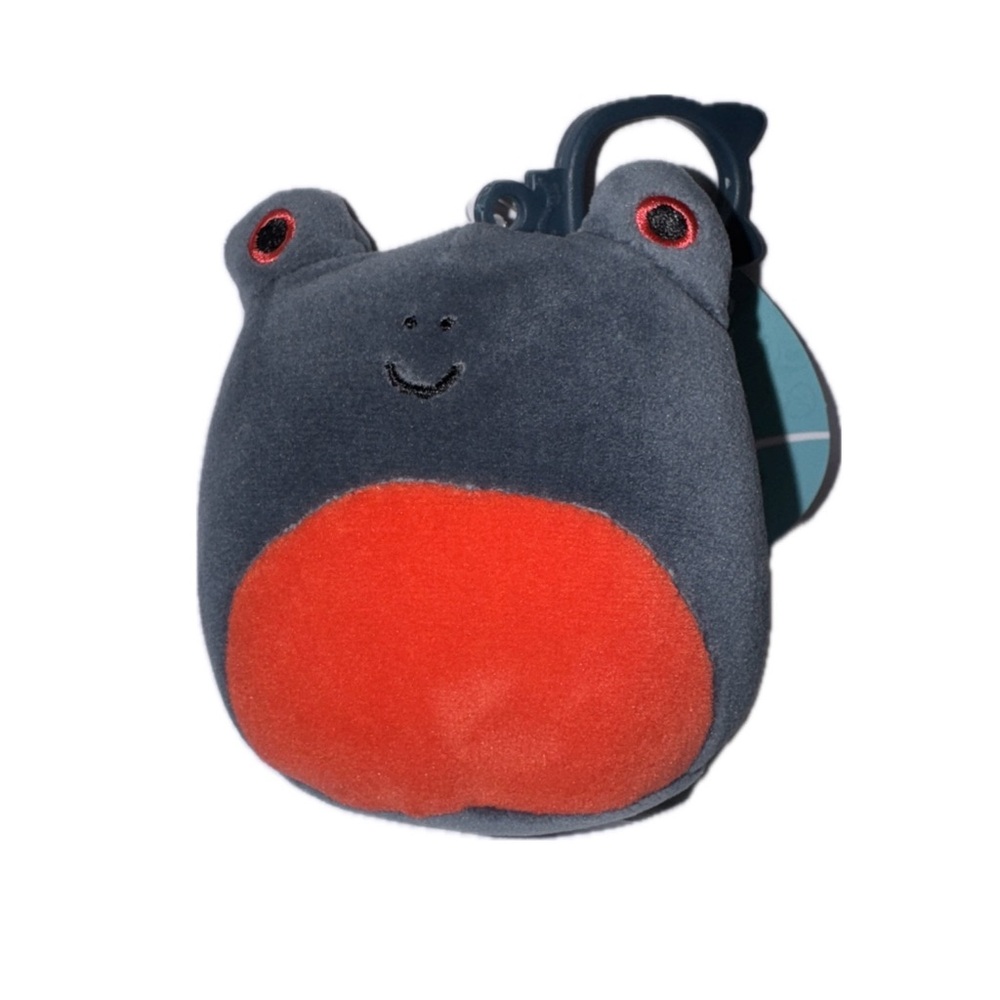 Jameel the Frog Squishmallow - 3.5” Backpack Clip On Plush NWT